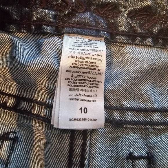 EUC | Gorgeous |👖Guess Jeans👖| Paint Splash | Distressed | Girl's | Size: 10 - Picture 10 of 16